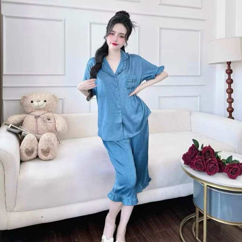 (50-100kg) Đồ bộ Bigsize Lụa Xước cao cấp 3 size