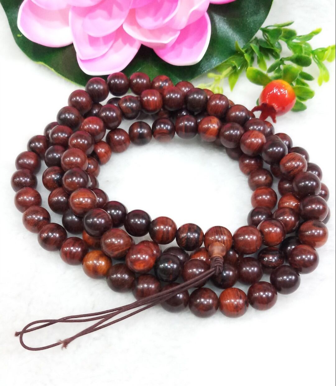Tràng hạt 108 gỗ sưa đỏ