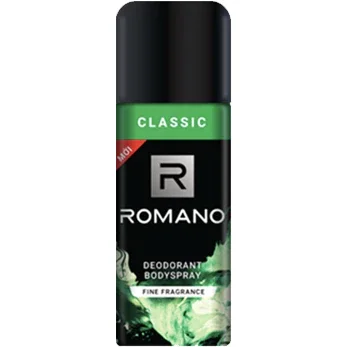 Xịt khử mùi toàn thân Romano 150ml