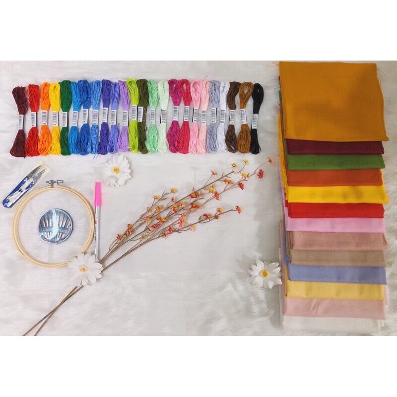 Set thêu tay cơ bản