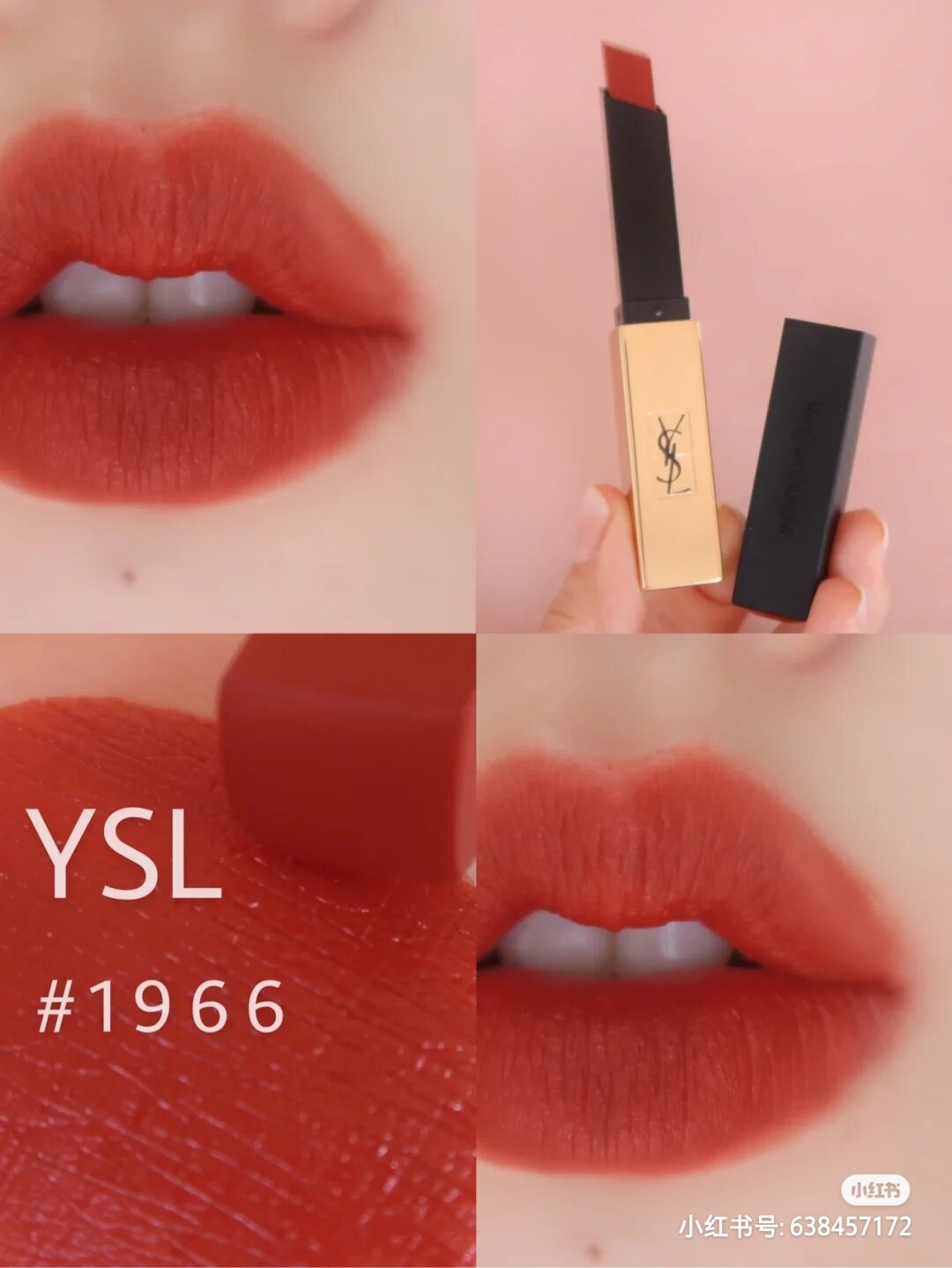 Son ysl slim 1966 𝗥𝗢𝗨𝗚𝗘 𝗟𝗜𝗕𝗥𝗘