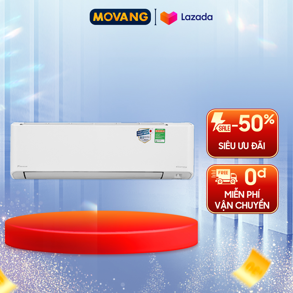 - máy lạnh daikin inverter 1.5 hp ftkz35vvmv - công suất làm lạnh 11.900 btu - tiết kiệm năng lượng với mắt thần thông minh