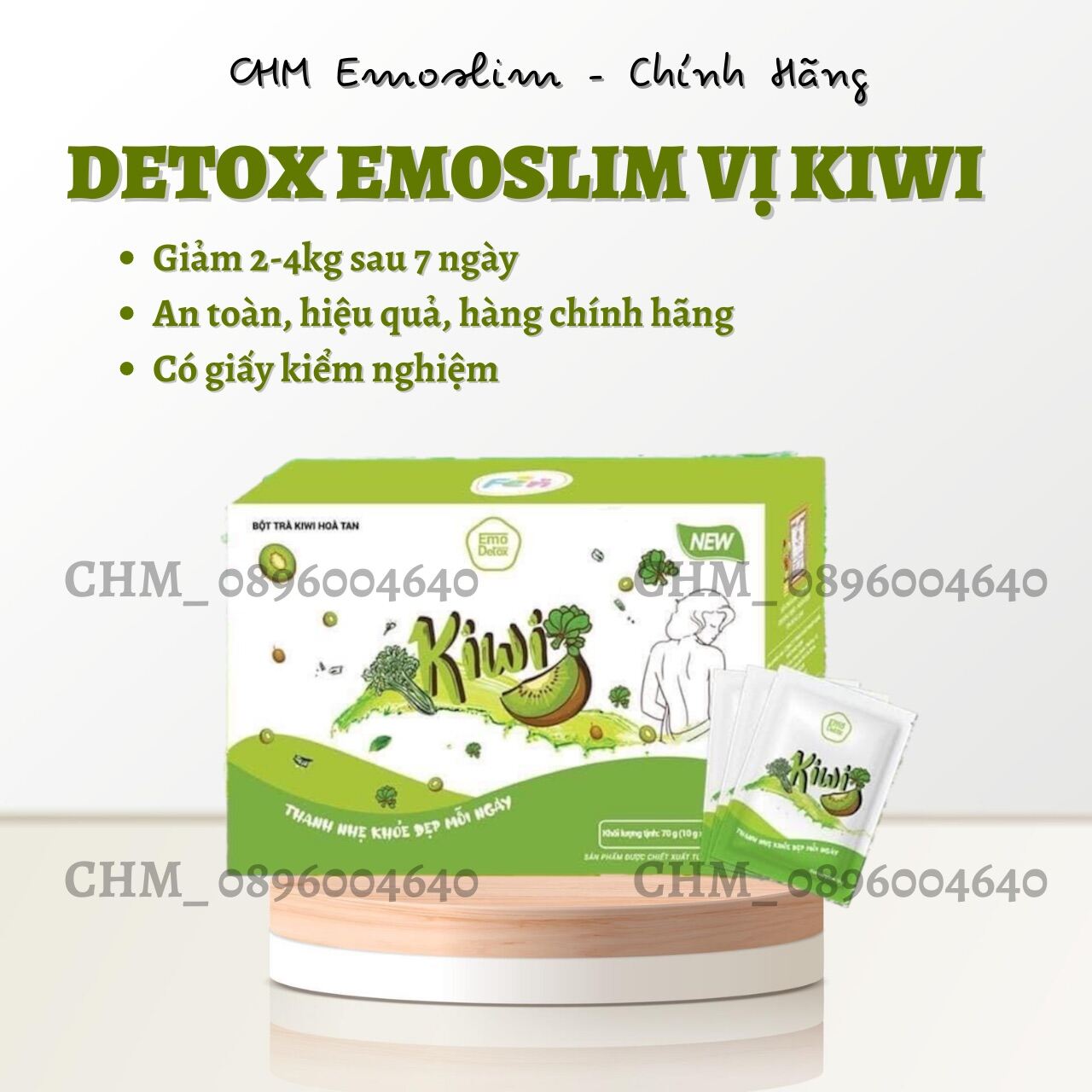 Trà trái cây giảm cân vị kiwi emodetox - an toàn, hiệu quả, giảm 1 - ảnh sản phẩm 1
