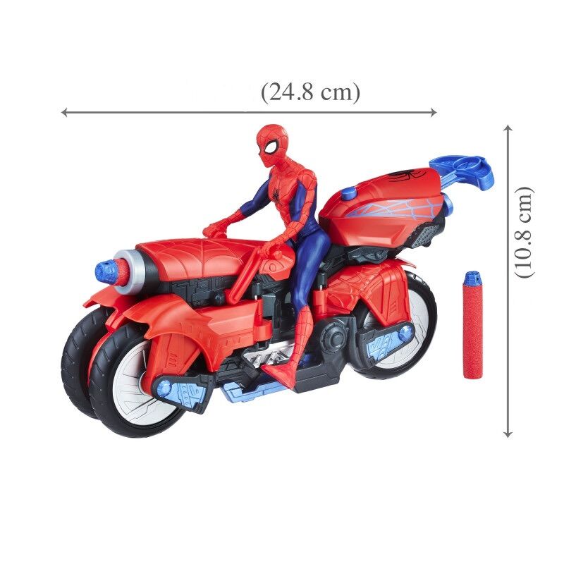 Xe mô tô người nhện Spiderman 3 trong 1