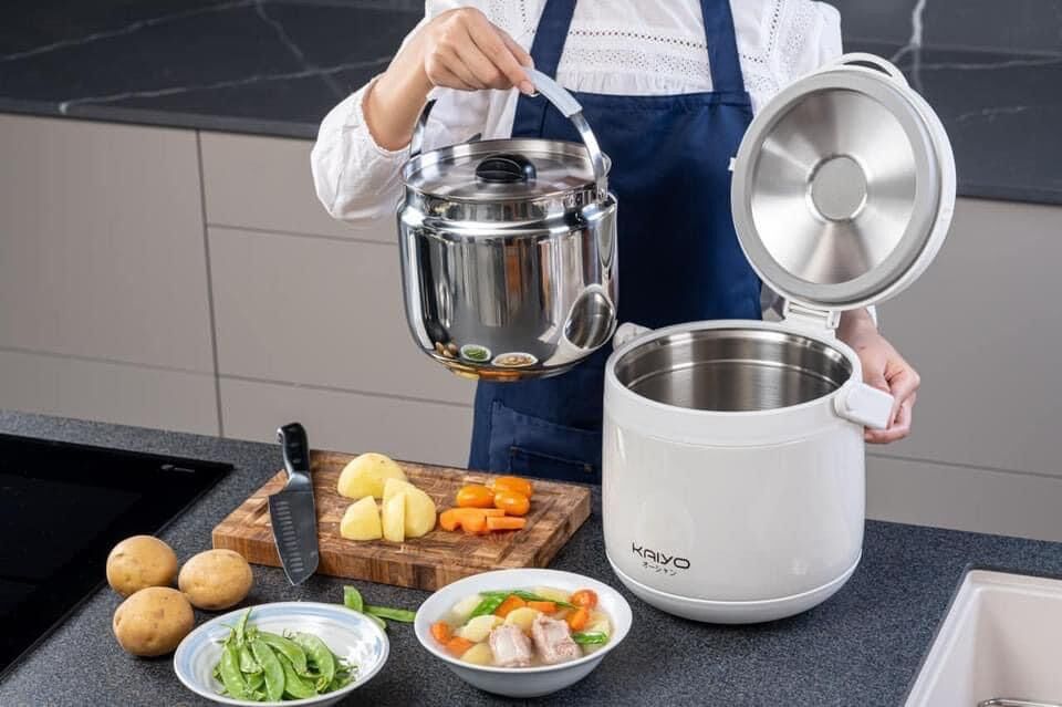 Nồi ủ chân không Kaiyo 3L và 4,5L Nhật Bản