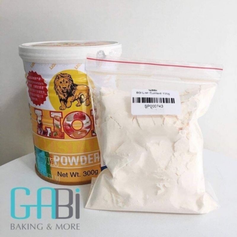 Bột sư tử Lion Custard / Bột trứng sữa - Gói tách 100gr