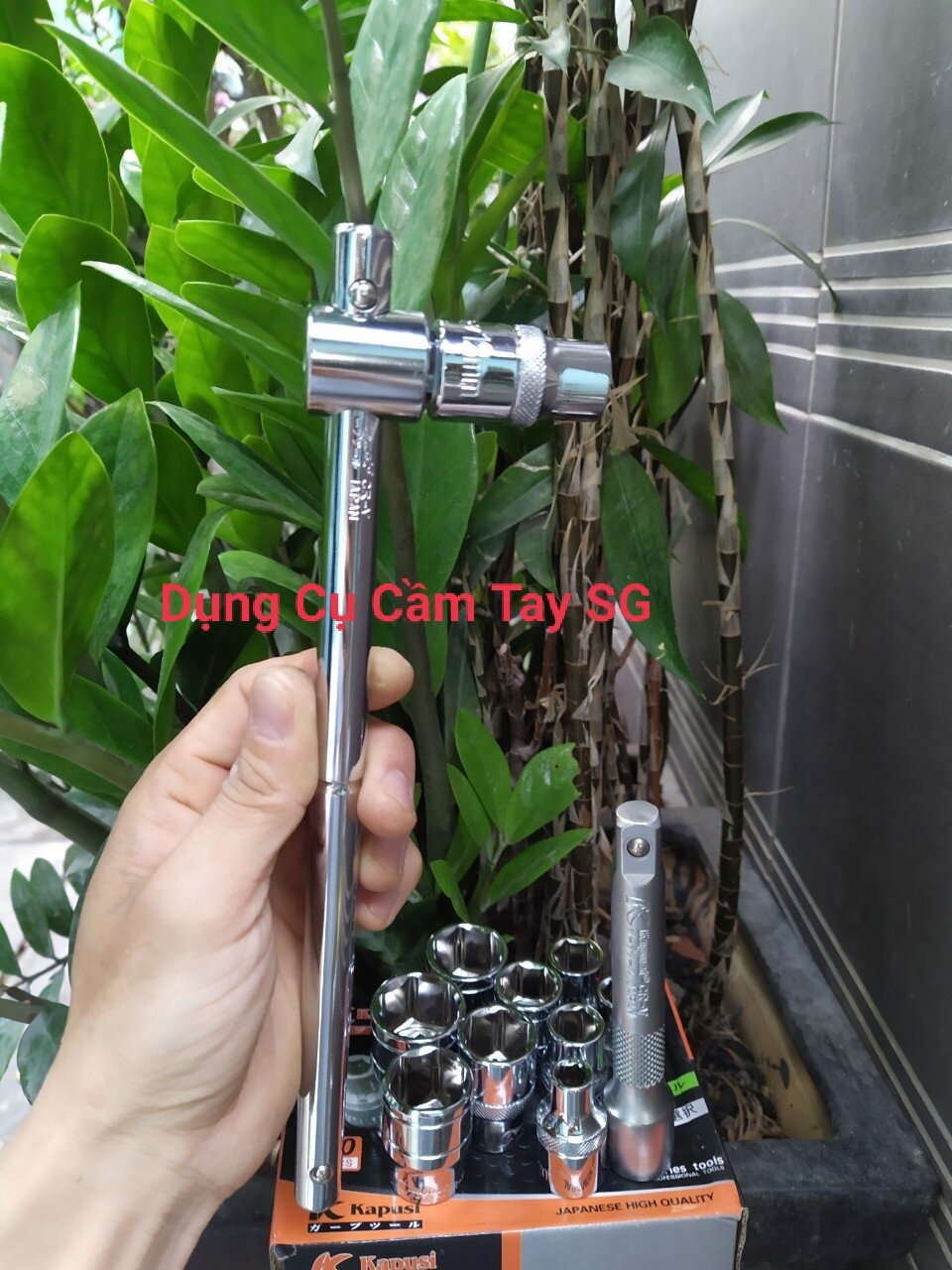 Bộ tuýp cần trượt 1/2 Kapusi cao cấp