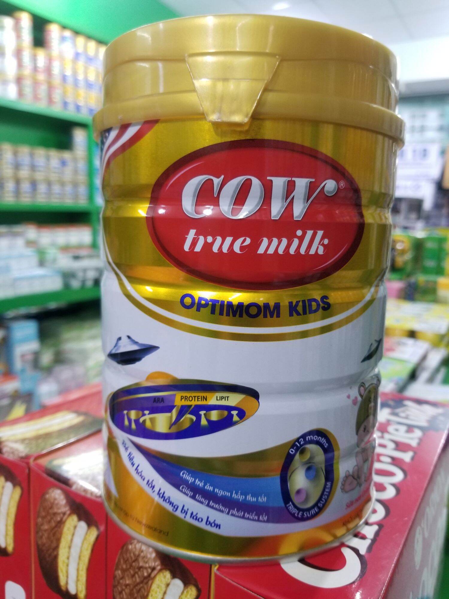 [HCM]SỮA BỘT COW TRUE MILK OPTIMOM KIDS 900G