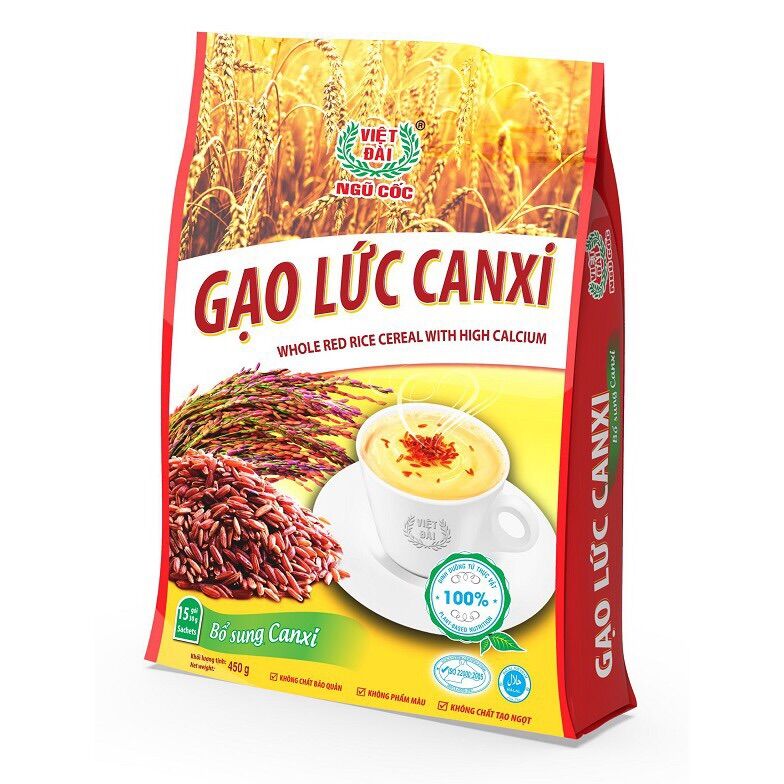 Ngũ Cốc Gạo Lức Canxi Việt Đài 600G