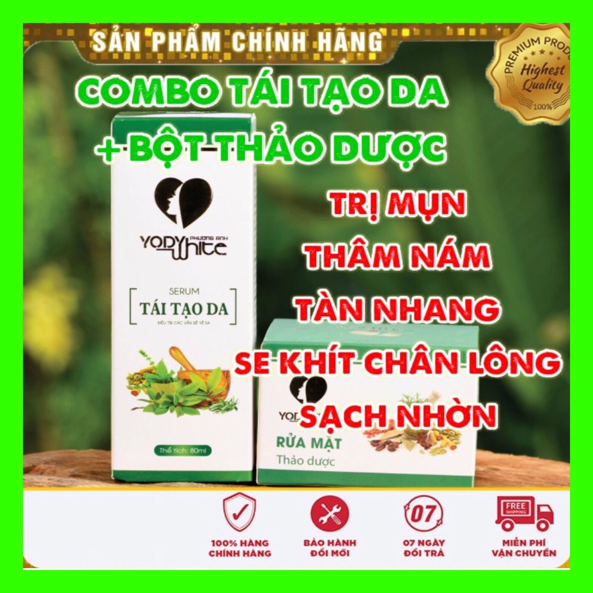 Combo Tái Tạo Da Phương Anh[ Chính Hãng Giá Sỉ]