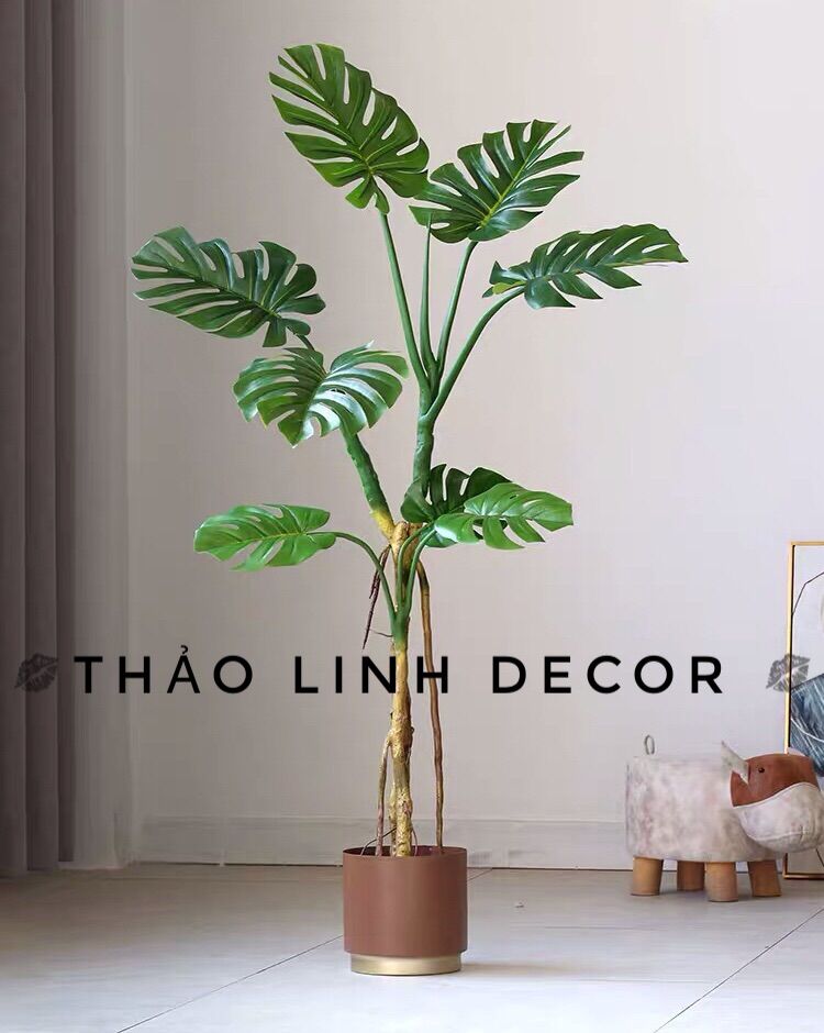Cây trầu bà Nam Phi giả trang trí cao cấp hàng loại 1-160cm