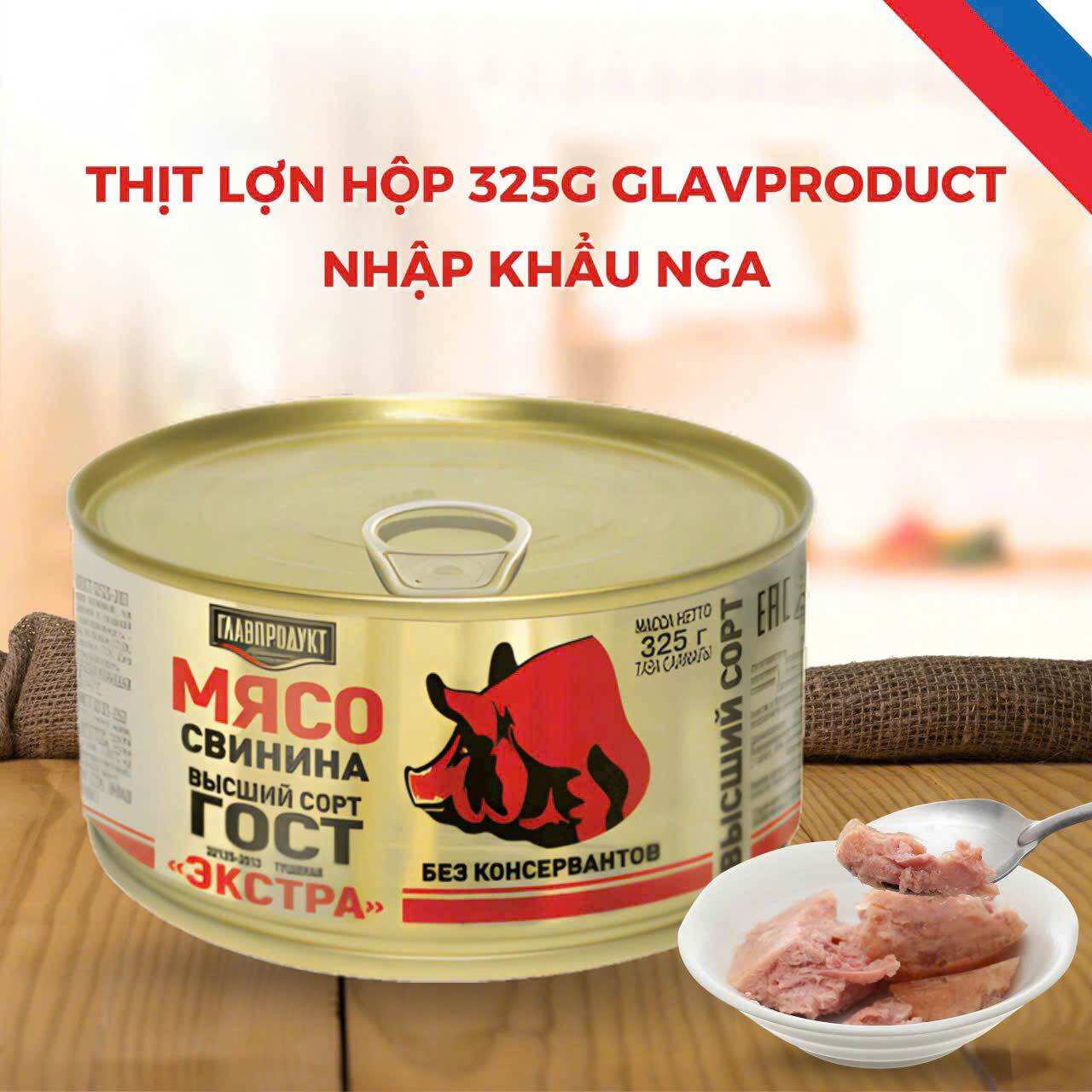 Thịt hộp heo 325gr