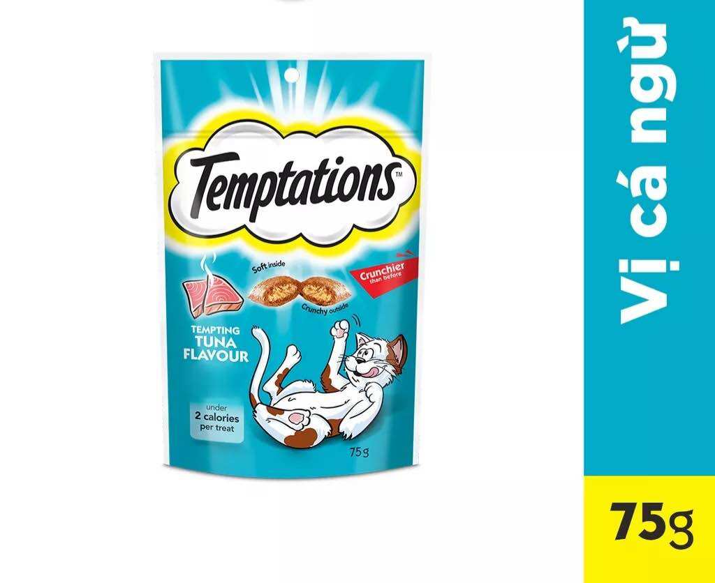Bánh Thưởng Cho Mèo TEMPTATIONS 75g