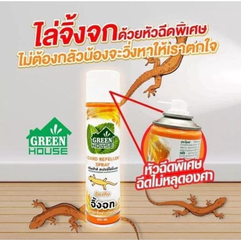 Chai xịt đuổi thằn lằn, thạch sùng Thái Lan