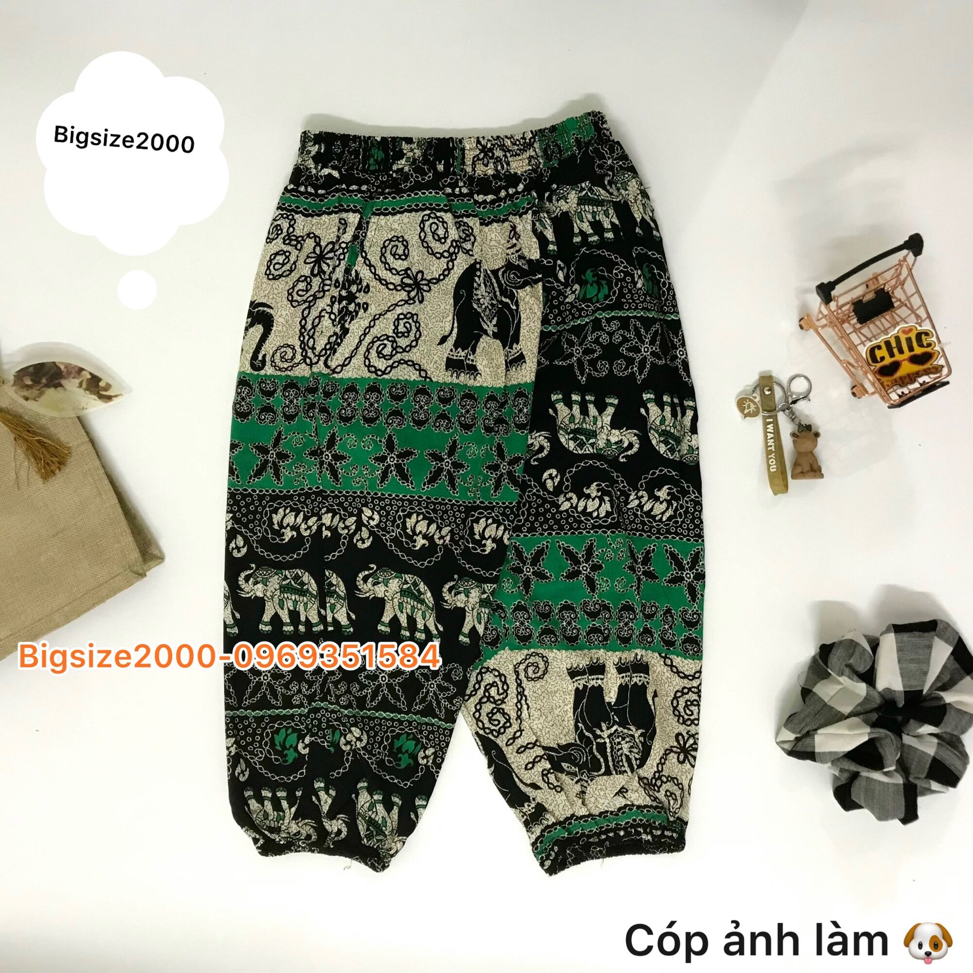 Quần ngố lanh bo gấu có túi