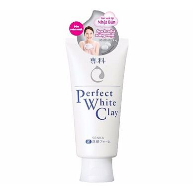 [HCM]Sữa rửa mặt Senka Perfect White Clay 120g