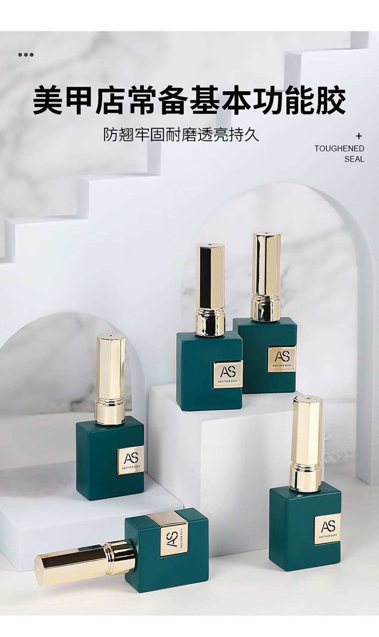 Sơn Gel AS chai xanh Top, Base, Top lỳ 15ml