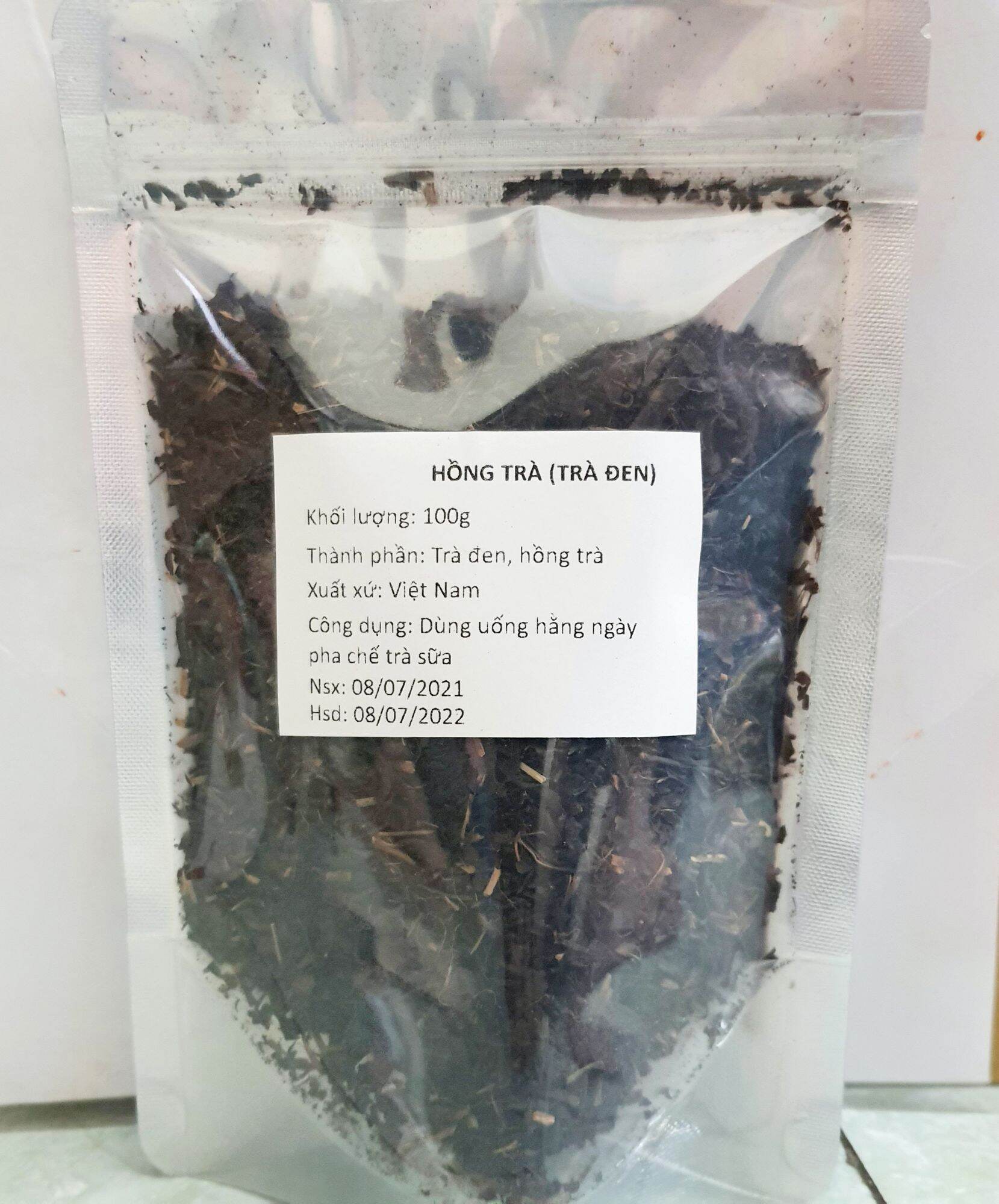100g hồng trà tách lẻ
