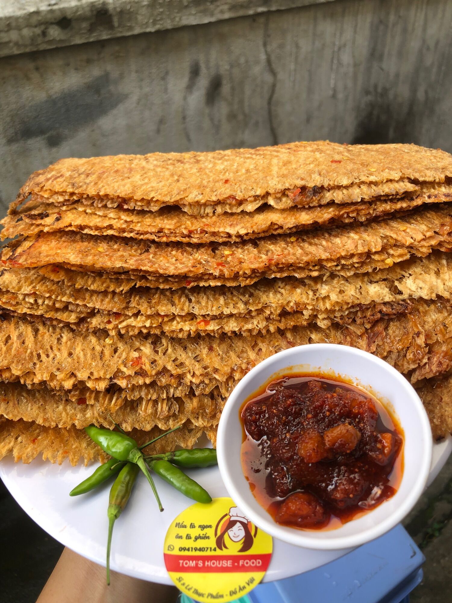 Mực cán tầm vị hũ  500 gr