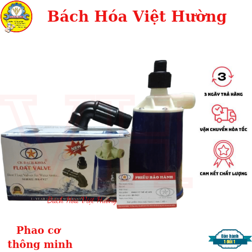 Phao cơ thông minh CK Bách Khoa thế hệ mới 21mm, 27mm, Phao chống tràn thông minh, Bảo hành 1 đổi 1