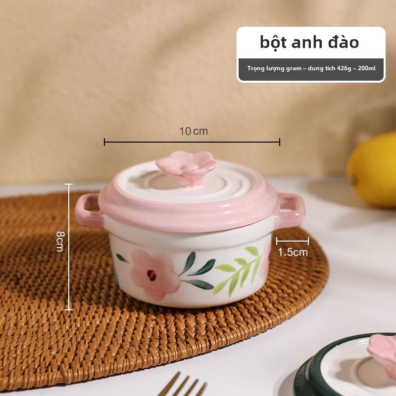 Chai Nồi Nấu Súp Bằng Gốm Sứ Che Khay Hấp Cá Heo Nhỏ Dùng Trong Gia Đình Nồi Hấp Trứng Nồi Nấu Súp K