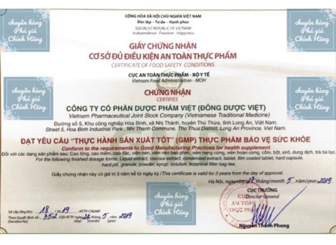 Bách hoa tiên chính hãng( 1 hộp 20 gói)