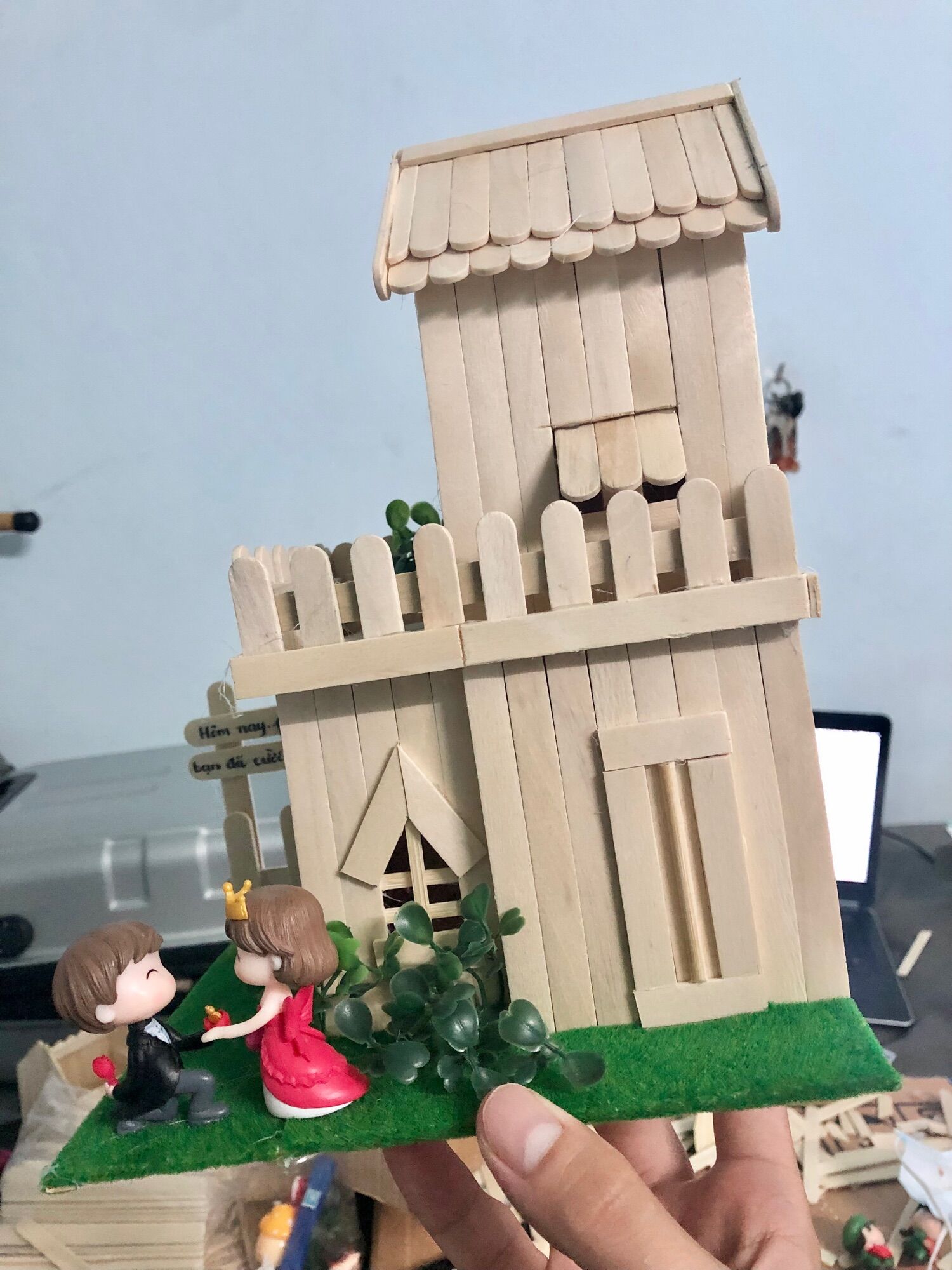 [HCM] Mô hình nhà gỗ handmade