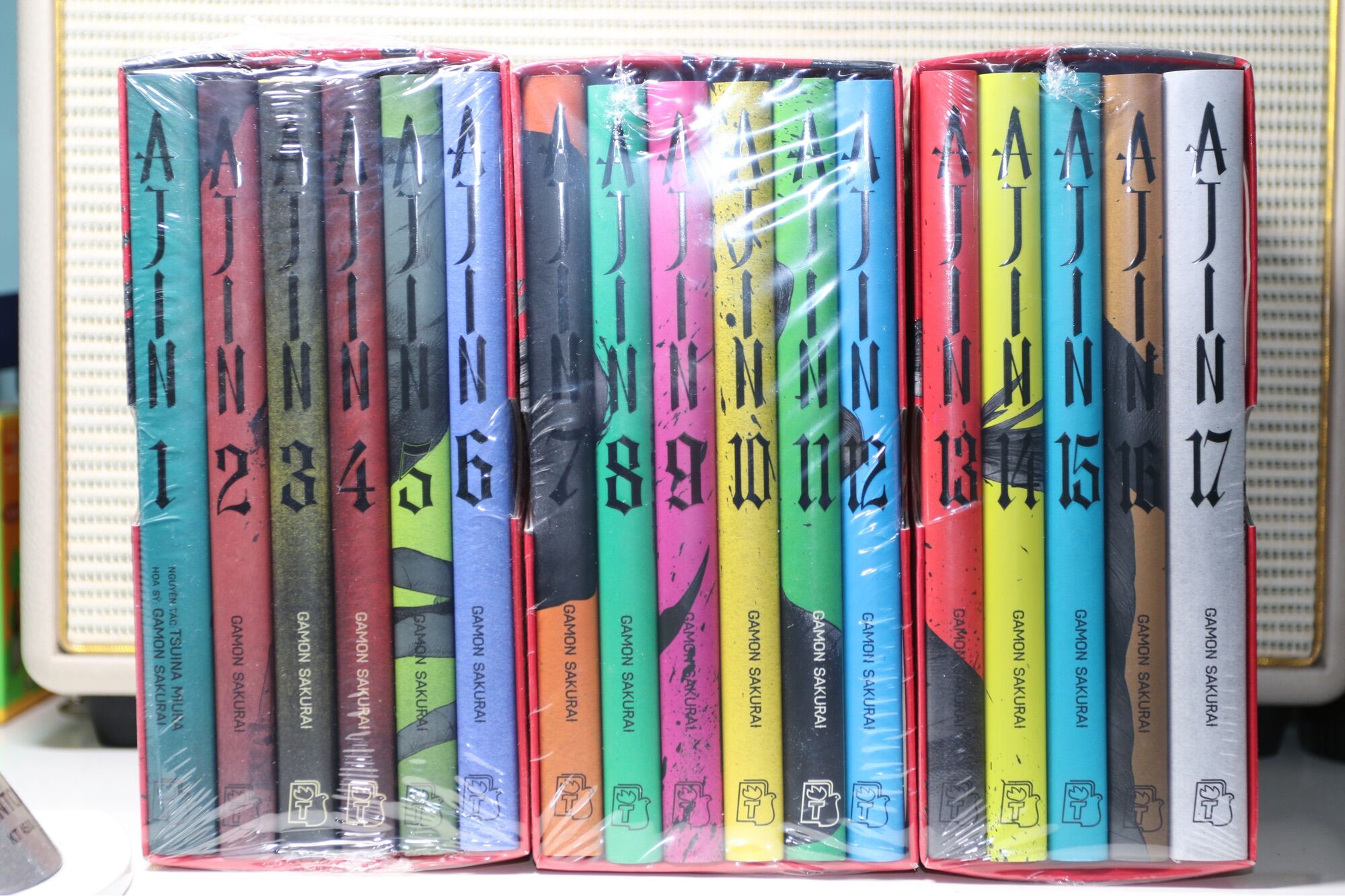 Boxset Ajin 1-3 nguyên seal