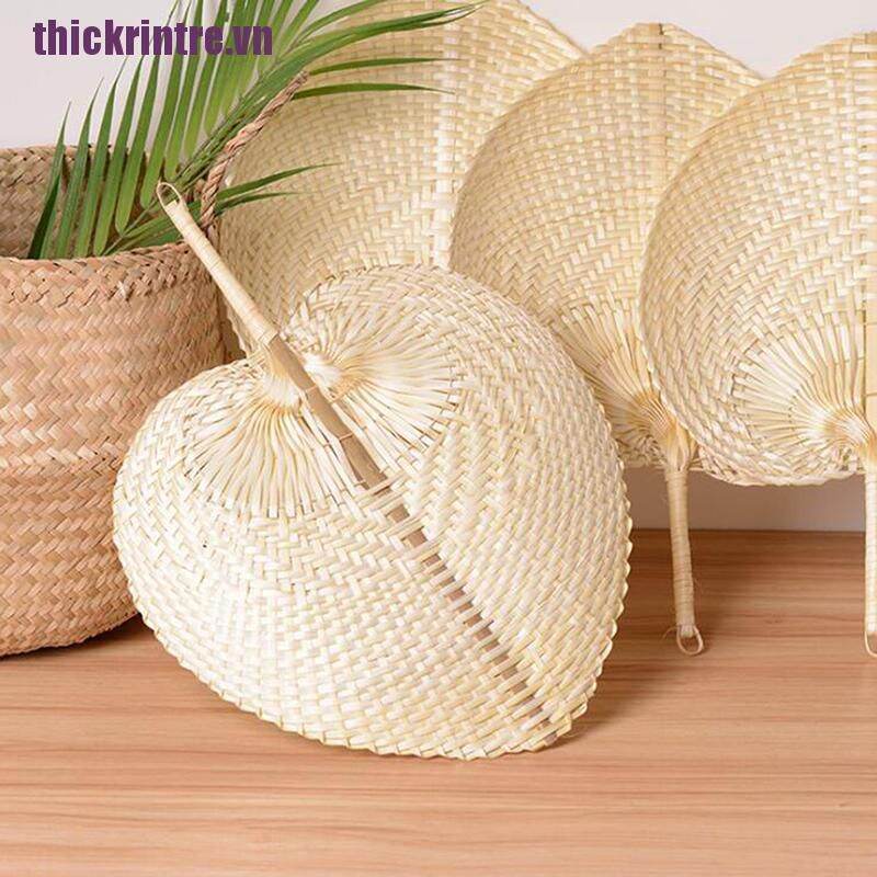 Quạt lá đề quạt tre trái tim