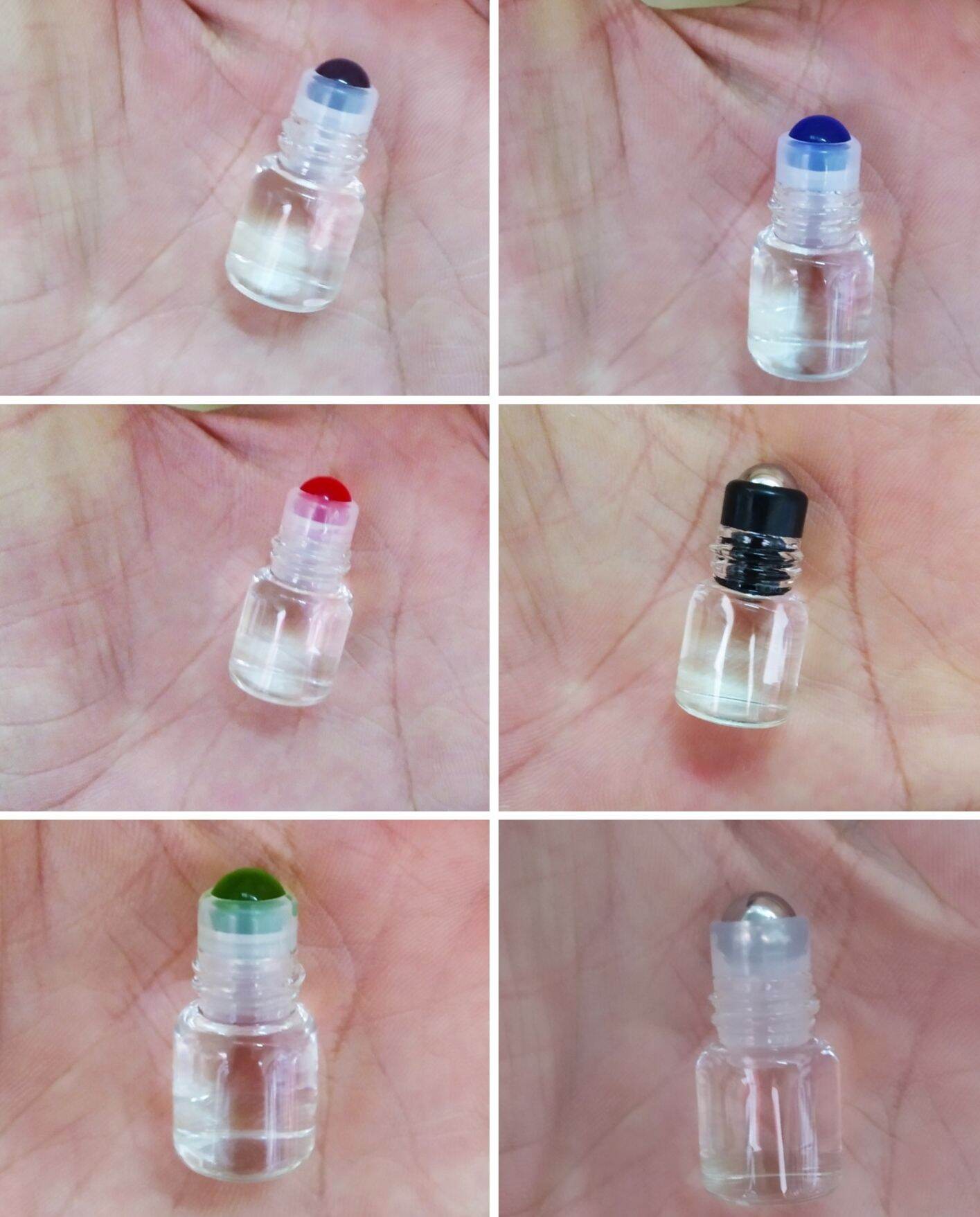 chọn bộ 5 chai bi lăn 1ml lọ thủy tinh chiết nước hoa