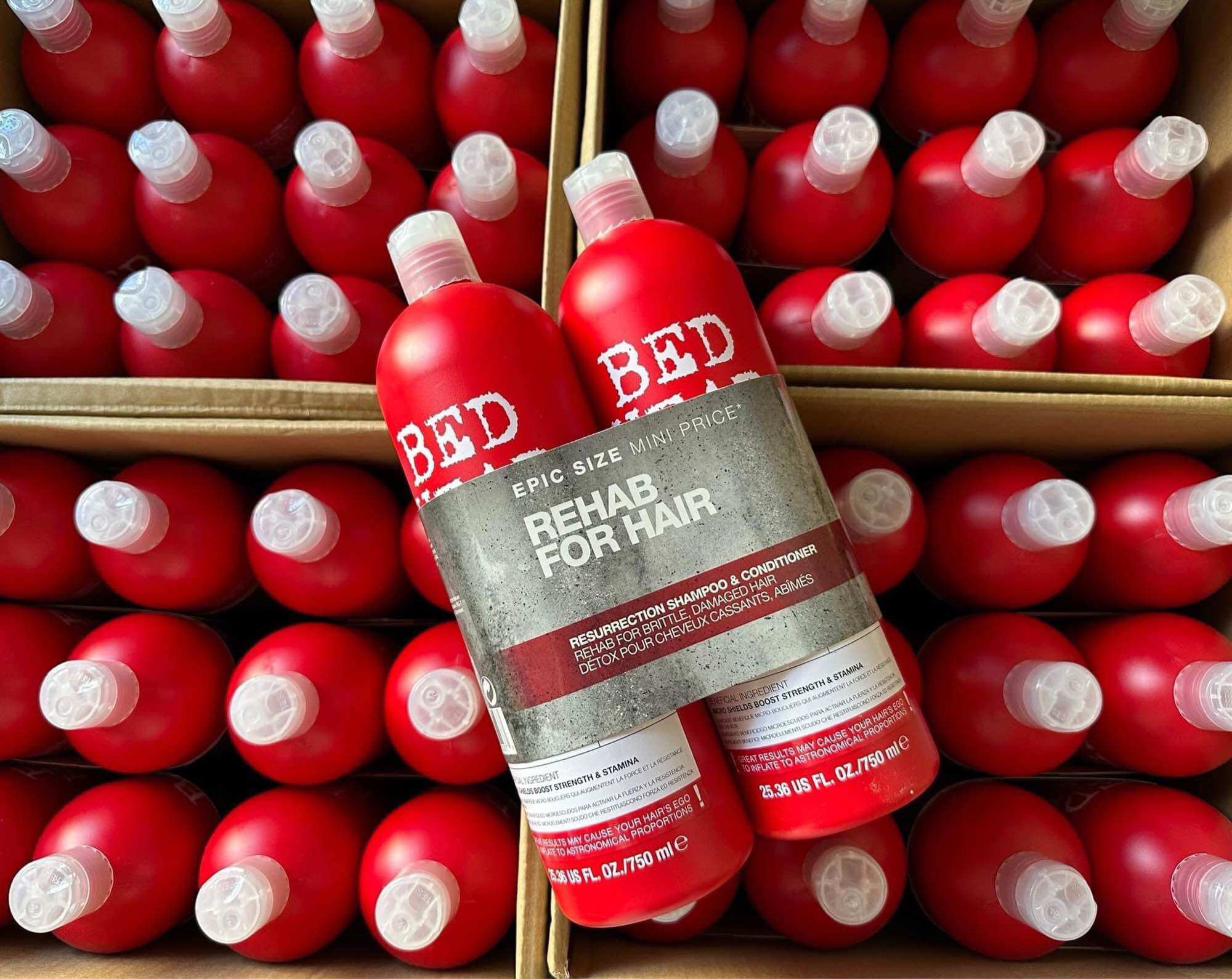 CẶP DẦU GỘI + XẢ TIGI ĐỎ HÀNG MỸ (gội 750ml+xả 750ml)