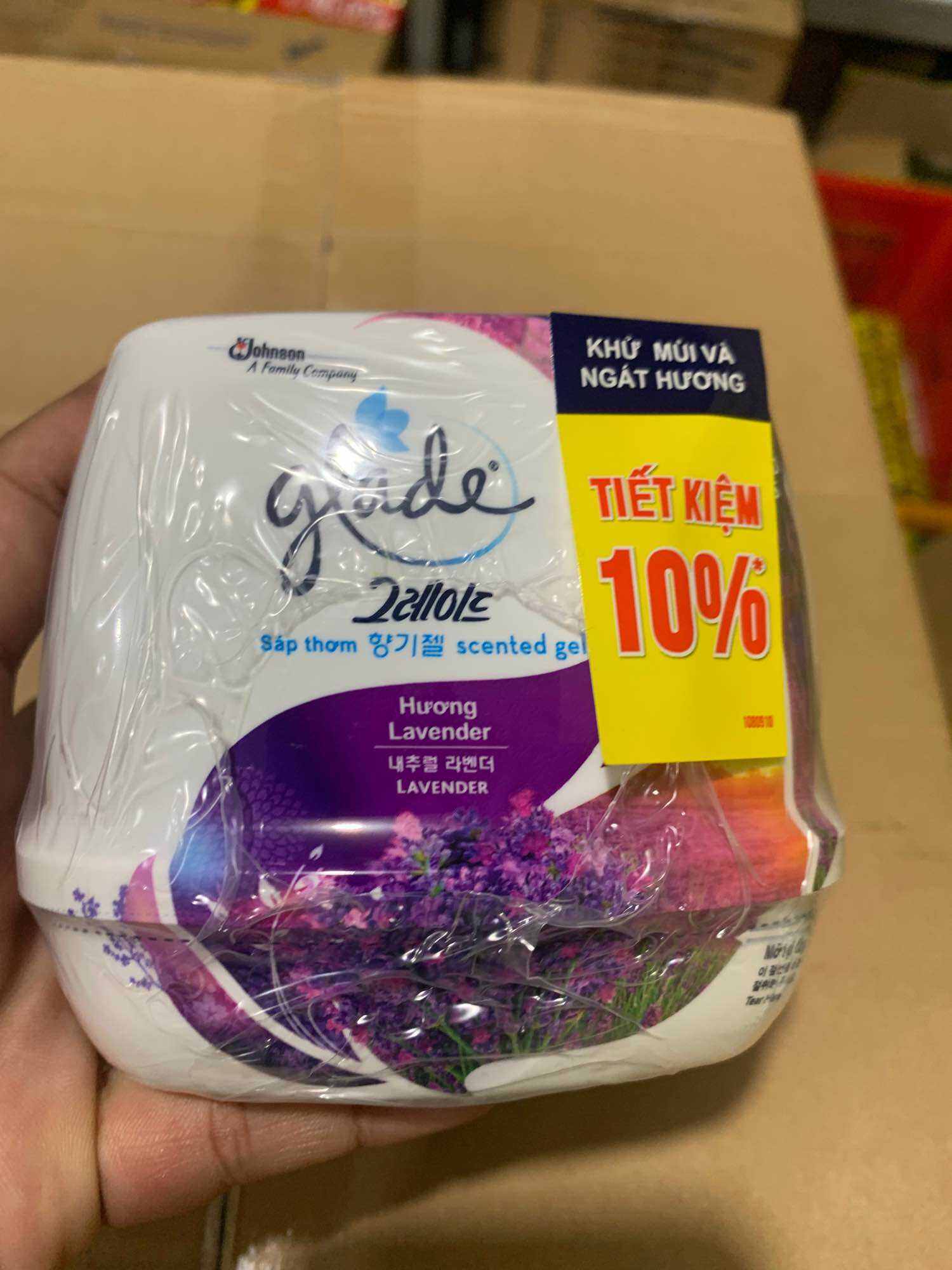Combo 2 cục sáp Glade hương hoa lavender