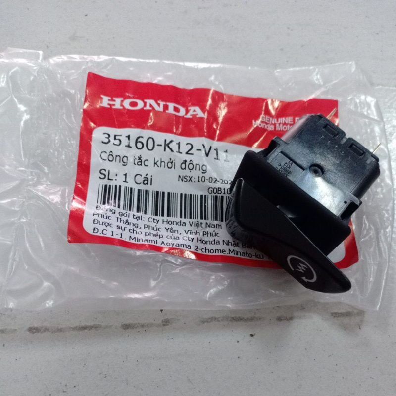 Nút đề xe Lead 125/ Vision/ Air Blade đời smartkey Zin