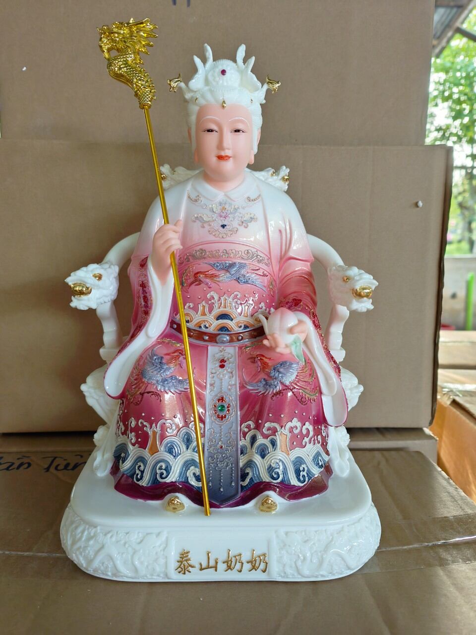 Tượng lê sơn lão mẫu cao 30cm