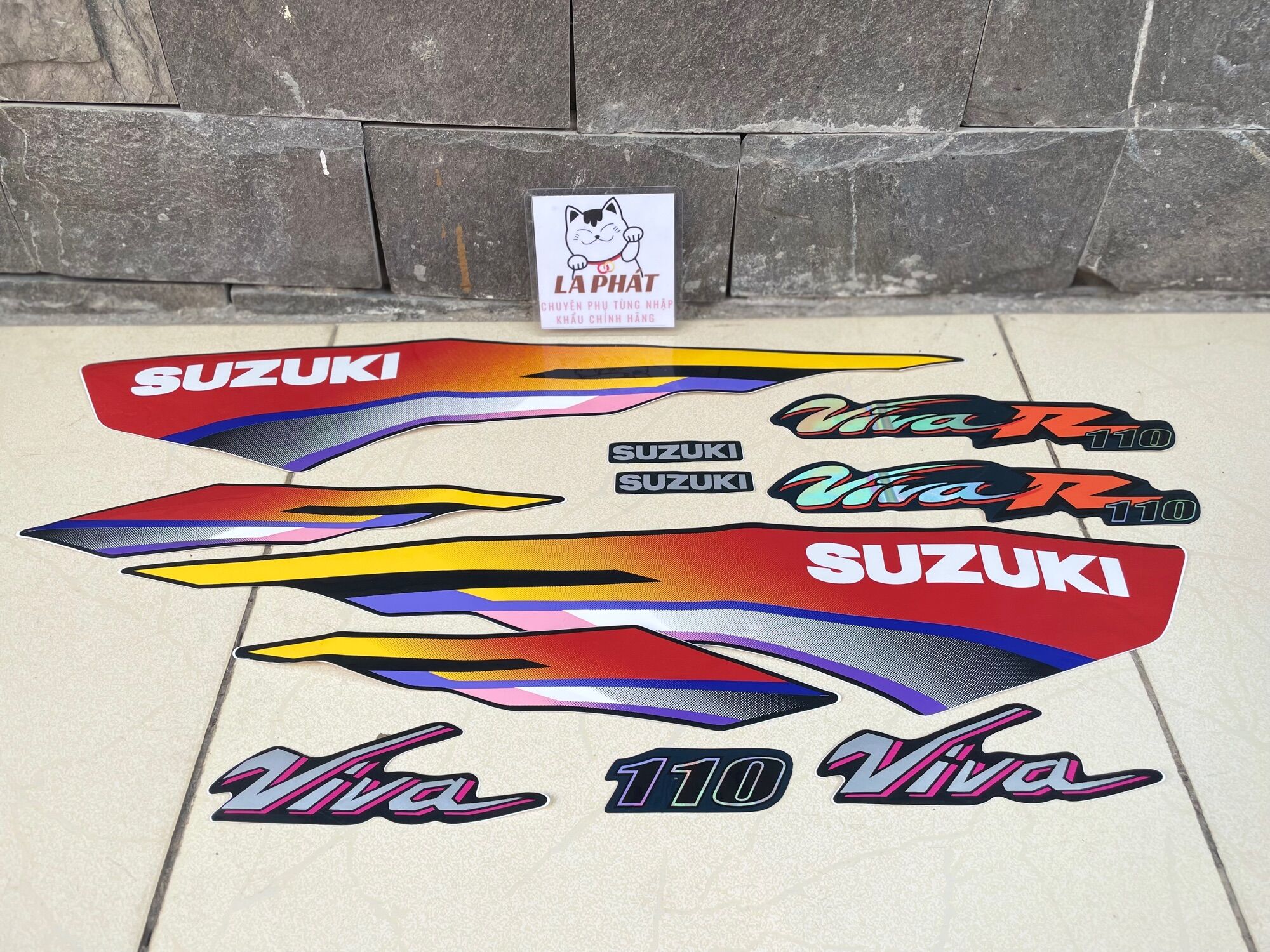 Tem xe suzuki Viva loại đẹp