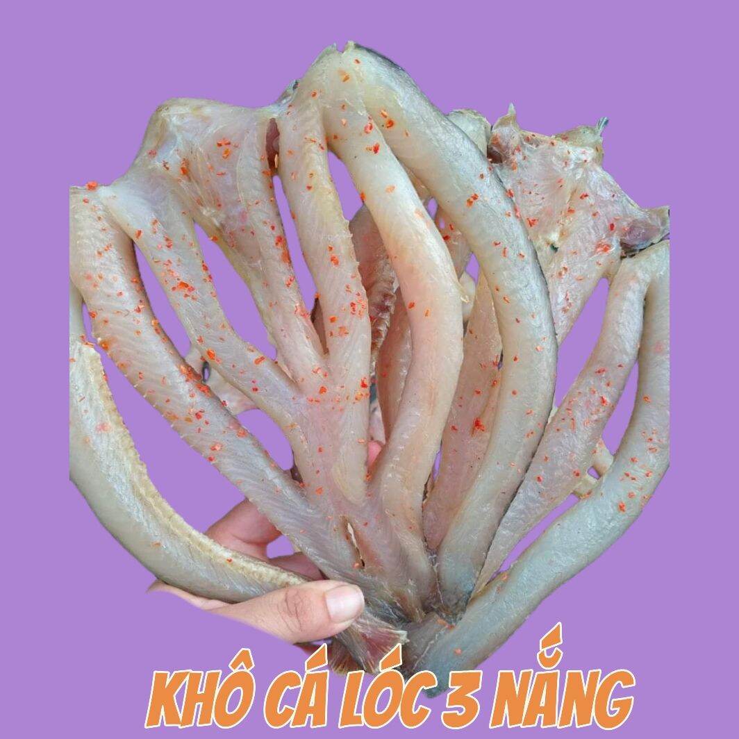 Khô cá lóc Đồng Tháp, vị tiêu ớt phơi 3 nắng size 4-6con/kg