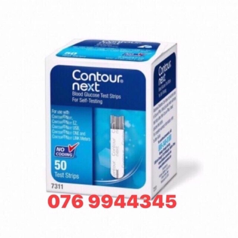 Que thử đường huyết Contour Next