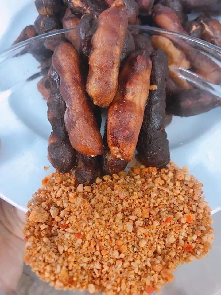 Me Lào Chấm Muối Tôm ( Hộp 500Gr )