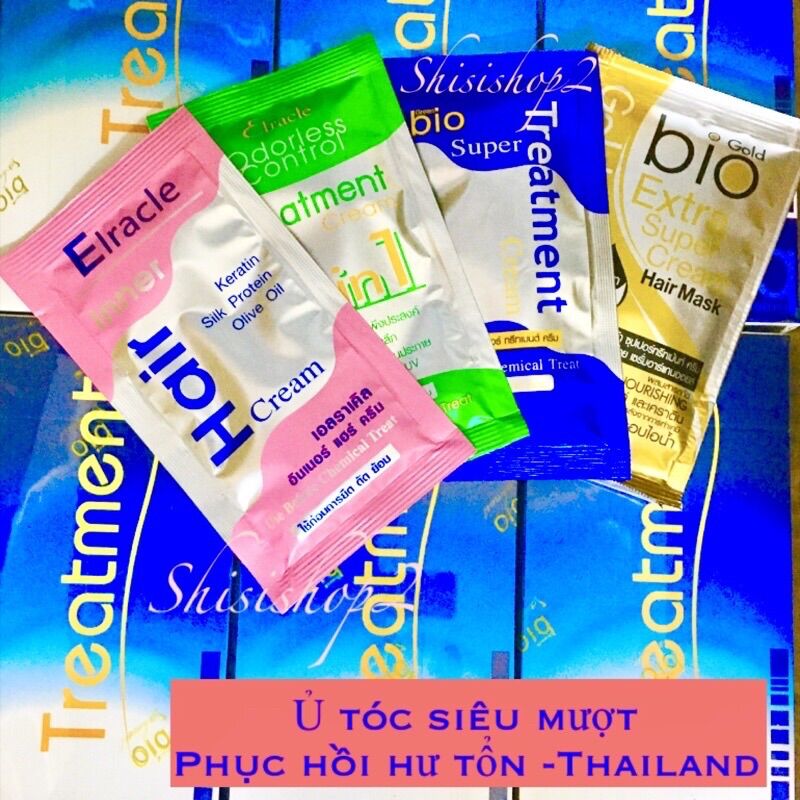 💐Combo 10 gói ủ tóc Bio Super Treatment Siêu Mượt Thái lan