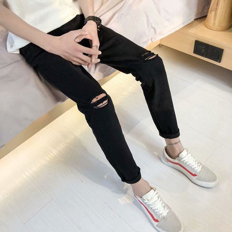 QUẦN JEAN NAM RÁCH GỐI