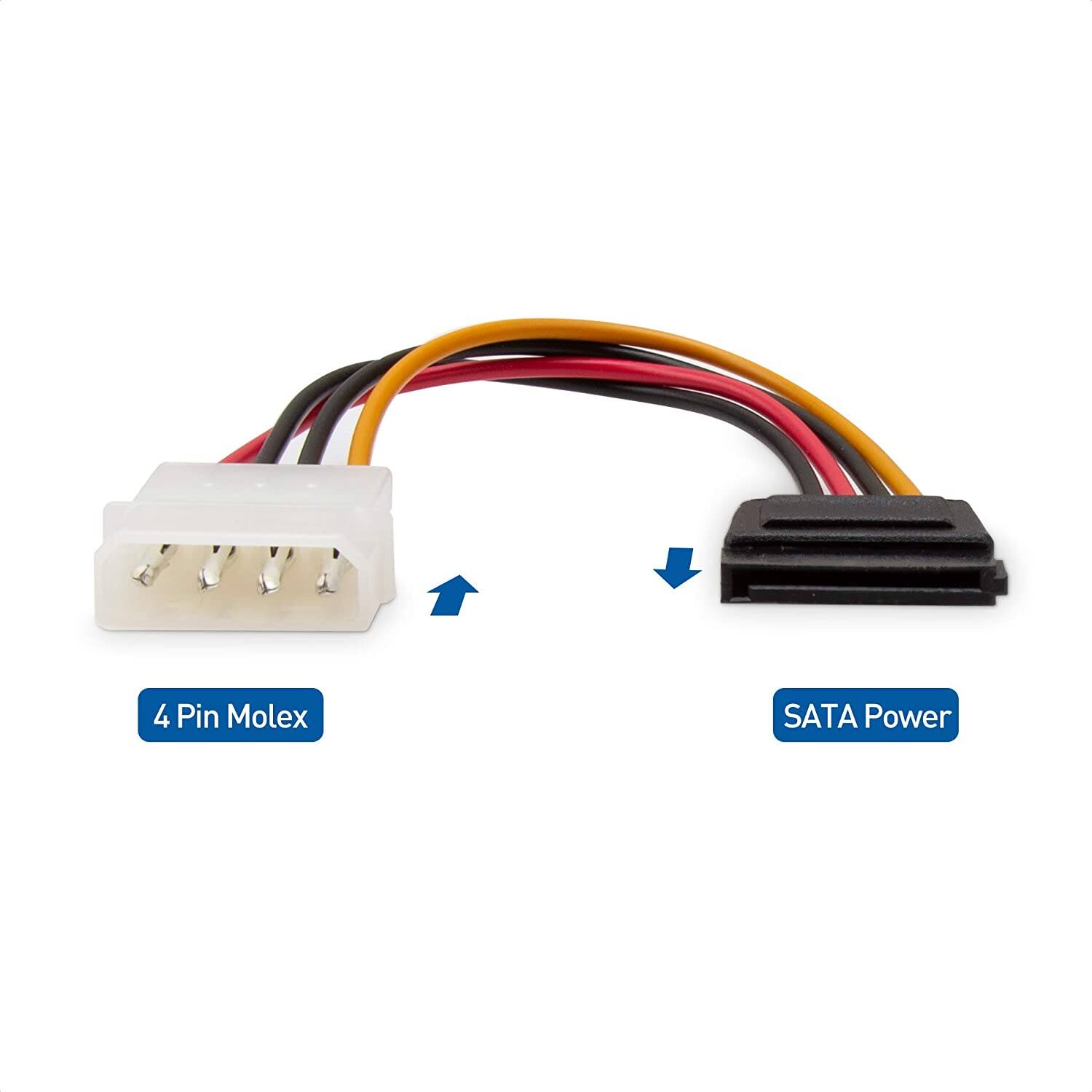 Cáp chuyển đổi nguồn 4pin Molex sang Sata