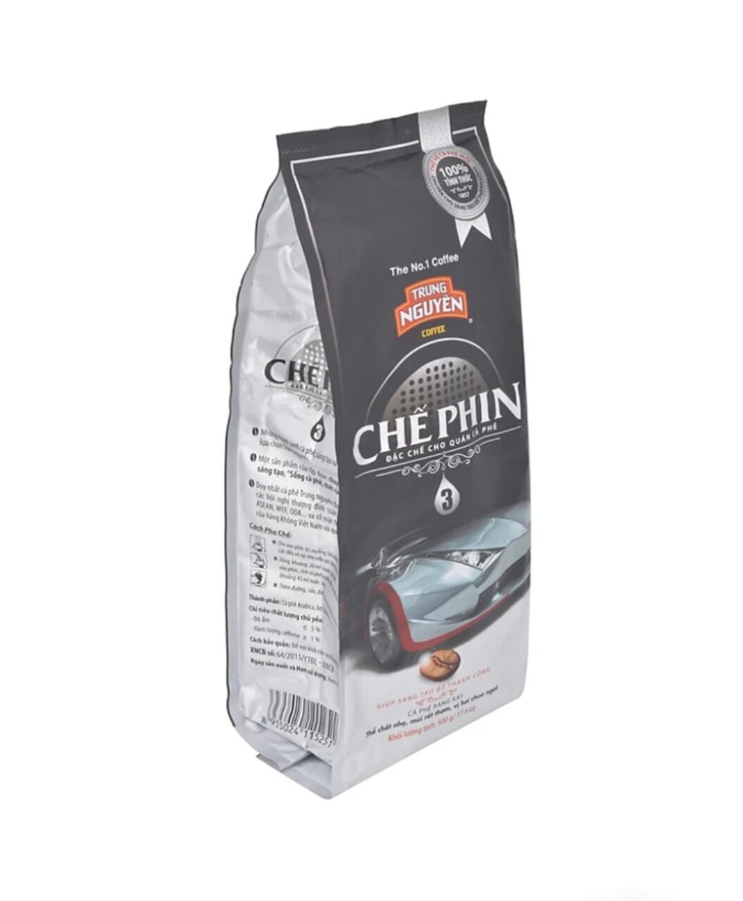 Cà phê trung nguyen  rang xay Chế phin 3 (500gr)