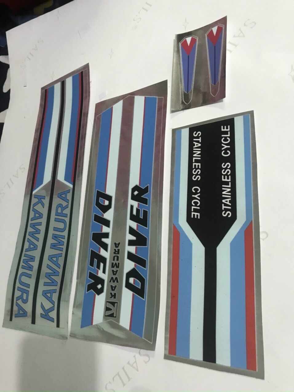 Decal xe đạp Kawamura Thuỷ Thủ