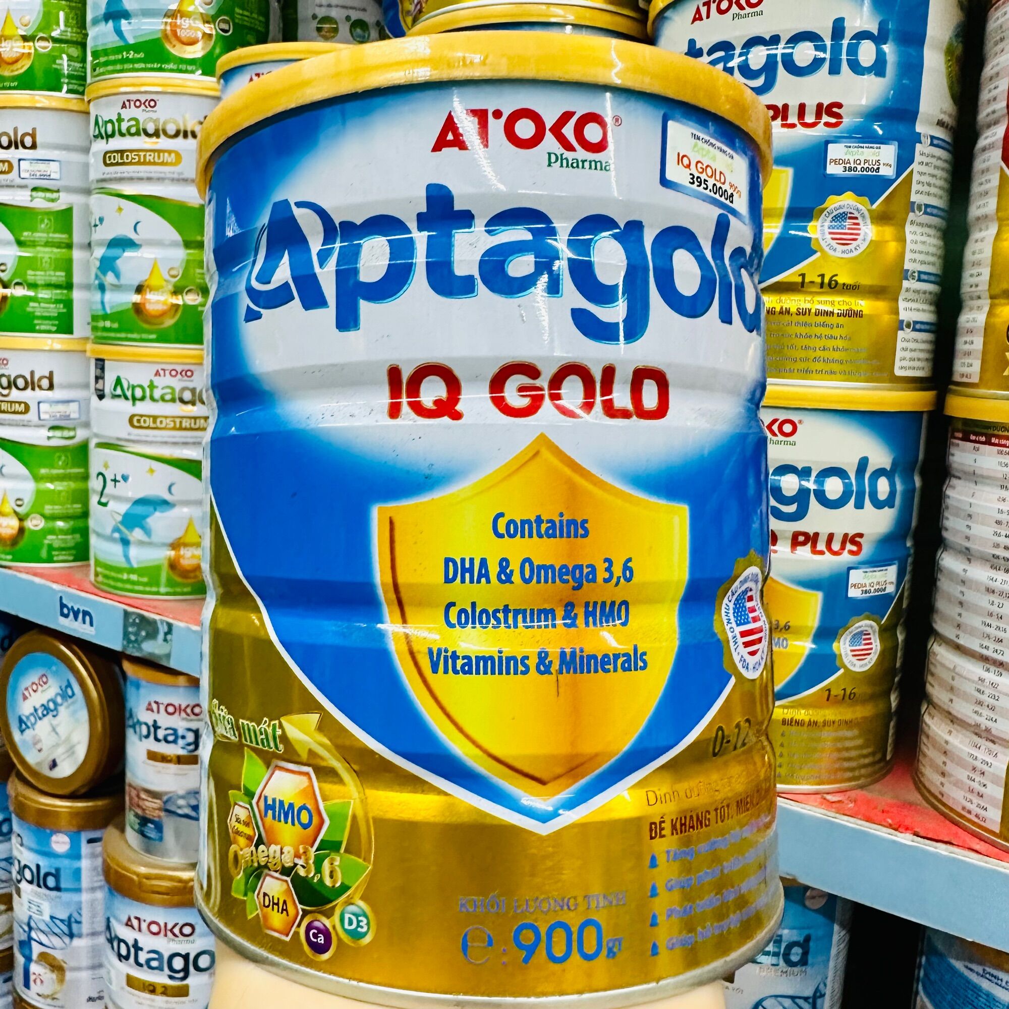 Sữa aptagold iq gold 900g