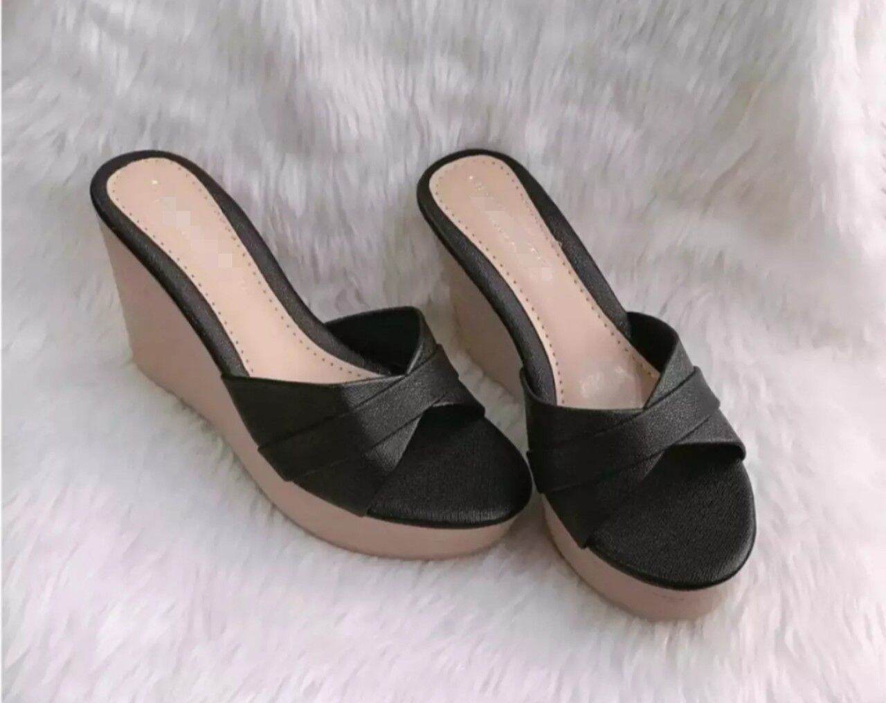 Dép đế xuồng quai đắp chéo 9f siêu nhẹ ms01