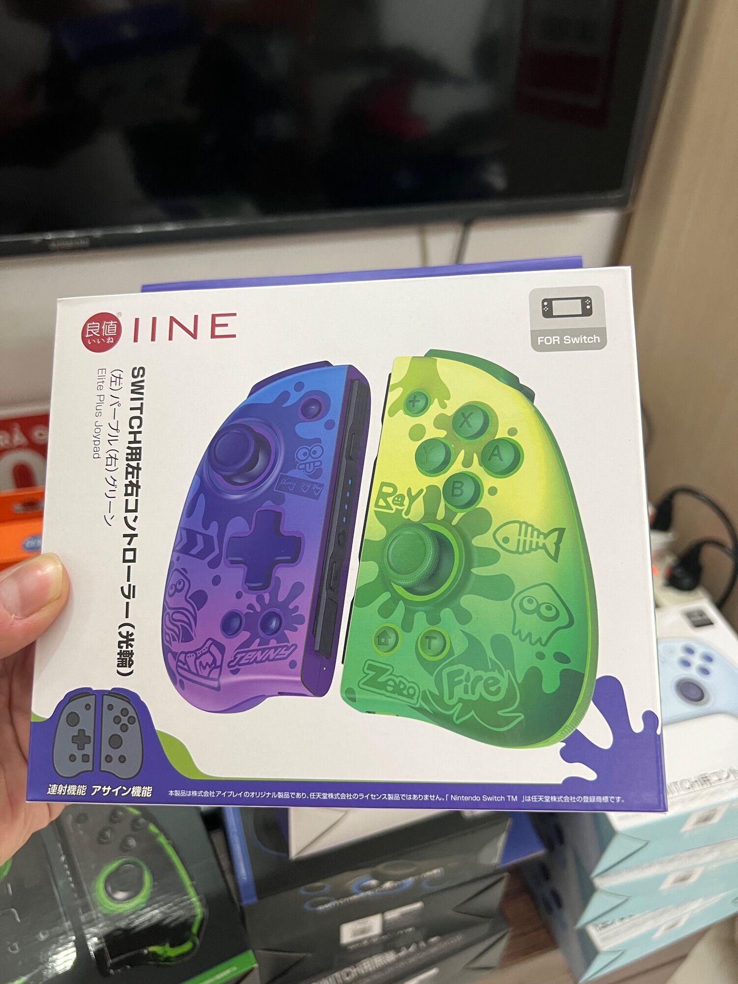 Genuine Joy-Con L R Controller Iine Split Pad for Nintendo Switch
