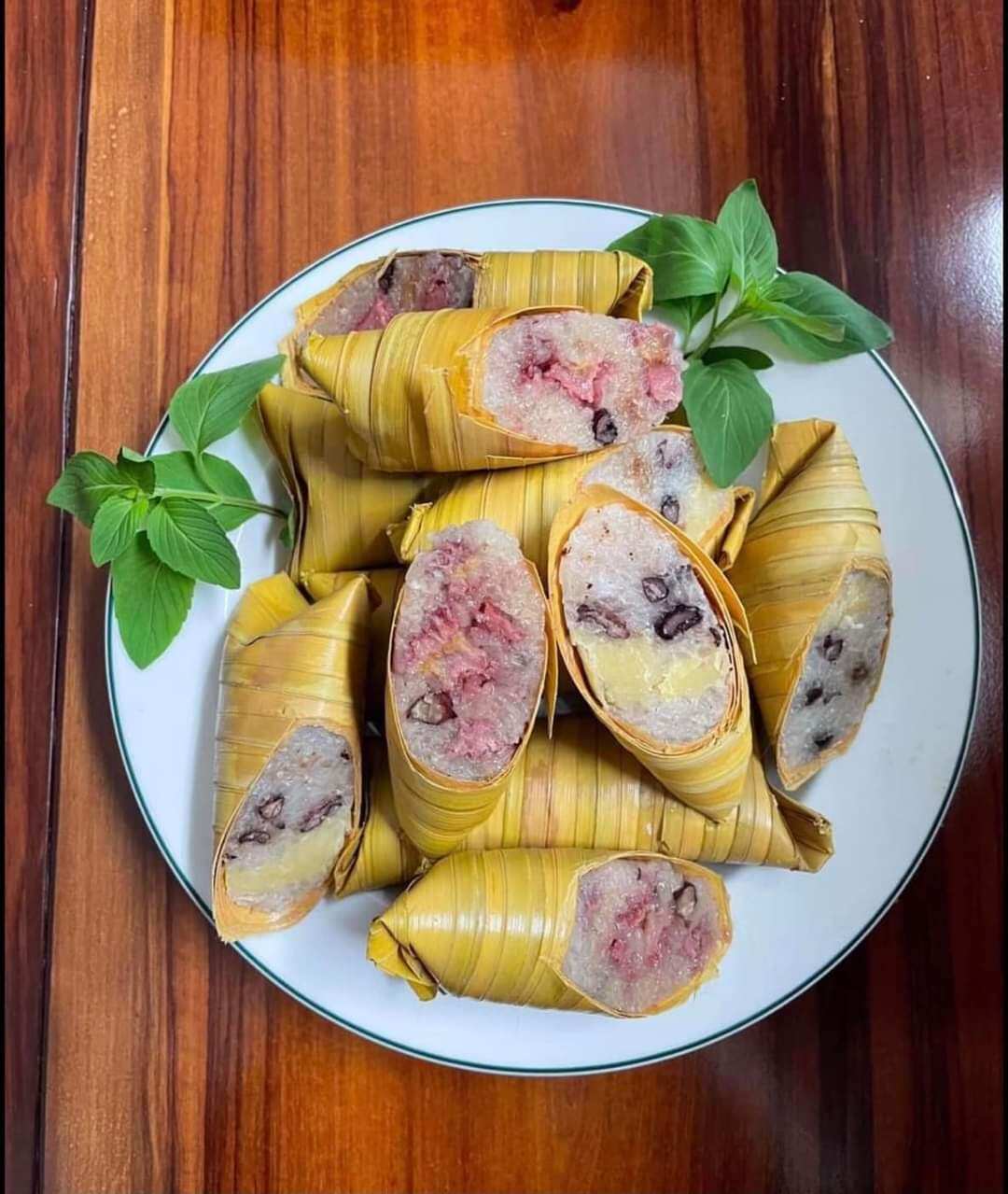 Bánh lá dừa Bến Tre nhân đậu, nhân chuối ( 10 cái)