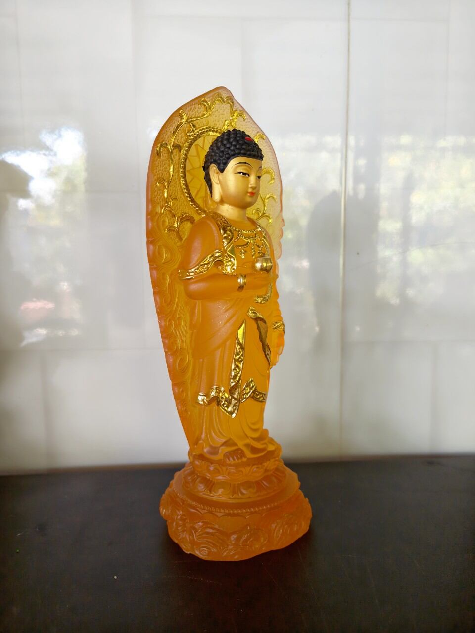 Tượng Dược Sư Lưu Ly cao 25cm
