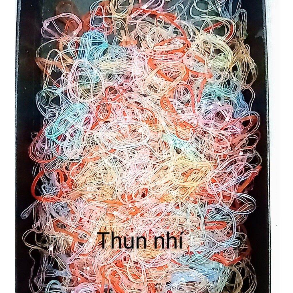 100GR THUN CỘT TÓC ĐEN VÀ NHIỀU MÀU