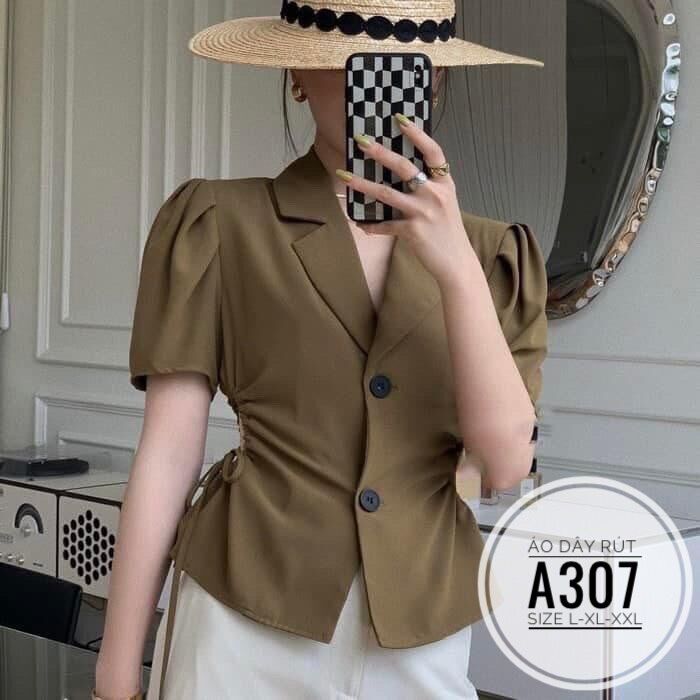 60-90kg Bigsize ÁO DÂY RÚT A307